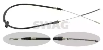 Трос, стояночная тормозная система SWAG купить